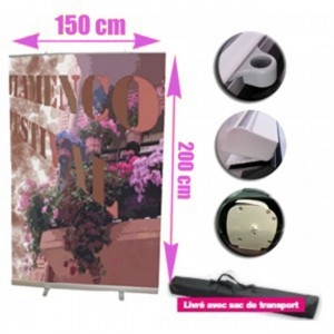 Stand Roll-up 150x200cm