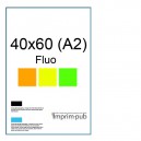 Affiches Fluo 40x60 (A2)