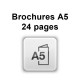 Brochures A5 24 pages (sans couverture)