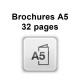 Brochures A5 32 pages (sans couverture)