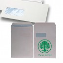 Enveloppes ecologique 11x22 avec ou sans fenetre (10x21)